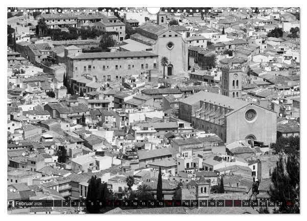 Produktbild: Mallorca monochrom (Wandkalender 2026 DIN A3 quer), CALVENDO Monatskalender