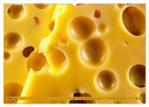 Produktbild: Gourmet K&auml;se - und Weingenuss (hochwertiger Premium Wandkalender 2026 DIN A2 quer), Kunstdruck in Hochglanz