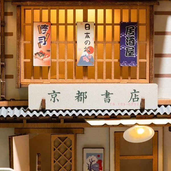 Book Nook DIY Bücherecke Sakura Densya