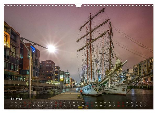 Produktbild: Deutschland Impressionen bei Nacht (Wandkalender 2026 DIN A3 quer), CALVENDO Monatskalender
