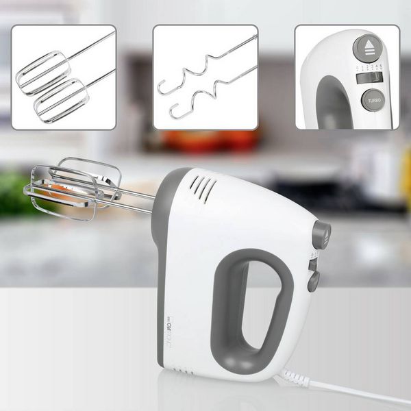 Produktbild: Clatronic HM 3775 Handmixer 400W Wei&szlig;