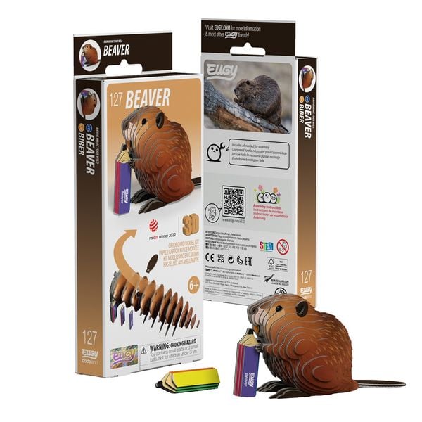 Produktbild: EUGY - 3D Bastelset Biber