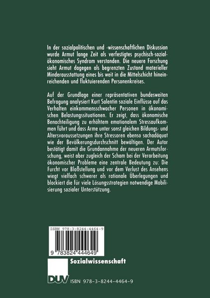 Produktbild: Armut, Scham und Stressbew&auml;ltigung