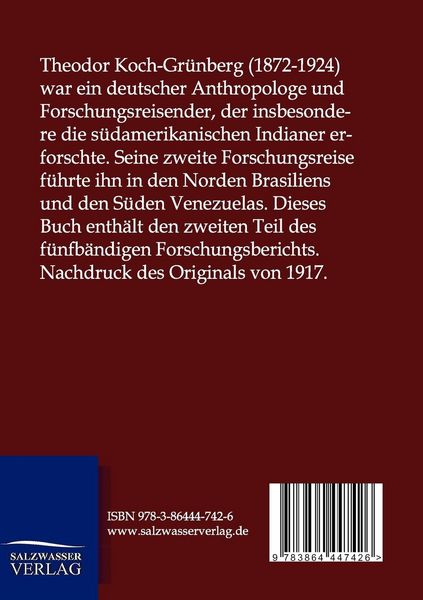 Produktbild: Vom Roroima zum Orinoco