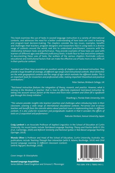 Produktbild: Using Tasks in Second Language Teaching