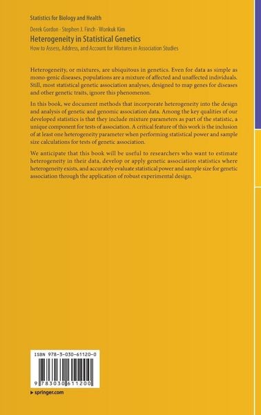 Produktbild: Heterogeneity in Statistical Genetics