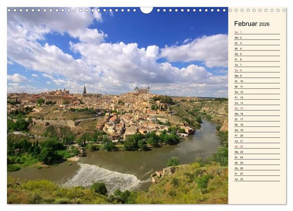 Produktbild: Burgen in Spanien (Wandkalender 2026 DIN A3 quer), CALVENDO Monatskalender