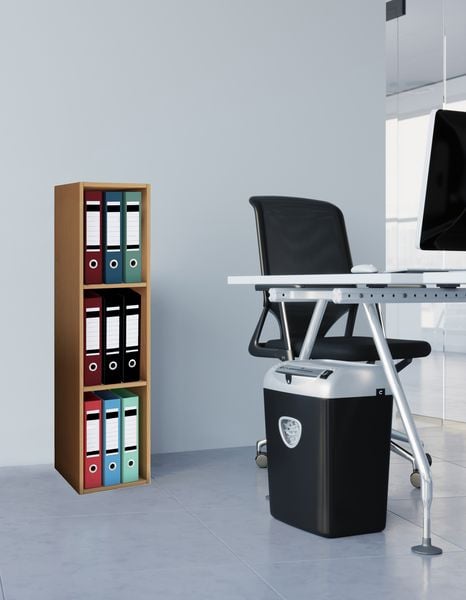 Produktbild: Holz B&uuml;ro Regal B&uuml;cher Ordner Aktenregal Offas 3f