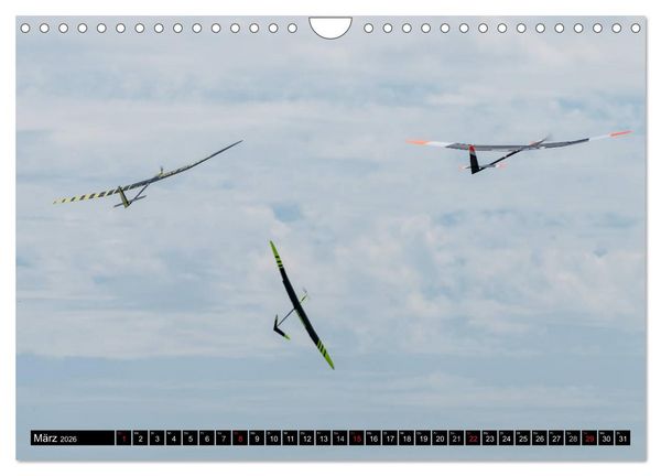 Produktbild: Modellflugkalender 2026 (Wandkalender 2026 DIN A4 quer), CALVENDO Monatskalender