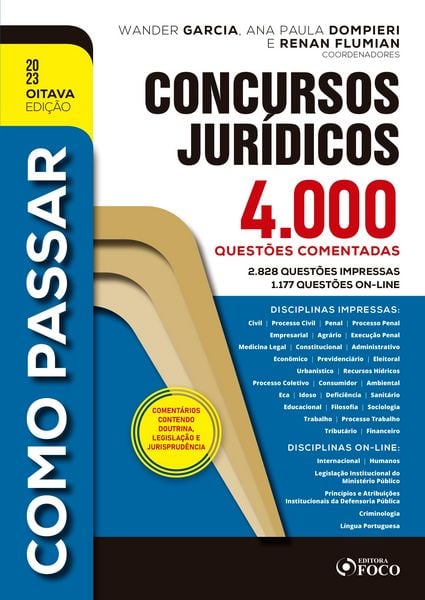 Produktbild: Como Passar em Concursos Jur&iacute;dico