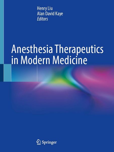 Produktbild: Anesthesia Therapeutics in Modern Medicine