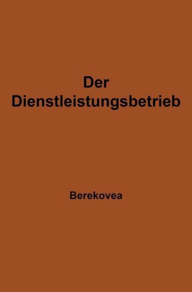 Produktbild: Der Dienstleistungsbetrieb