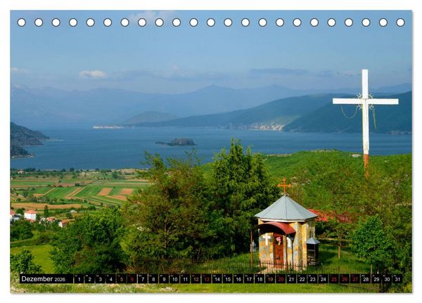 Produktbild: Landschaften in Albanien (Tischkalender 2026 DIN A5 quer), CALVENDO Monatskalender