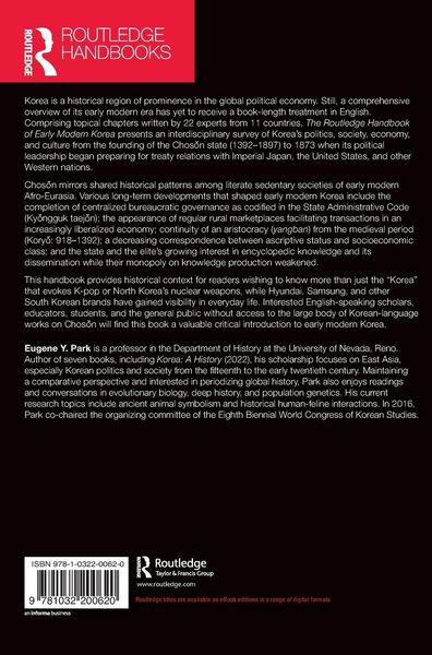 Produktbild: The Routledge Handbook of Early Modern Korea