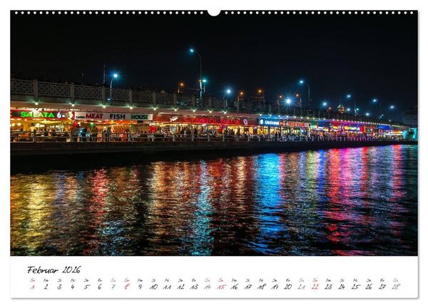 Produktbild: Istanbul - Stadt auf zwei Kontinenten (hochwertiger Premium Wandkalender 2026 DIN A2 quer), Kunstdruck in Hochglanz