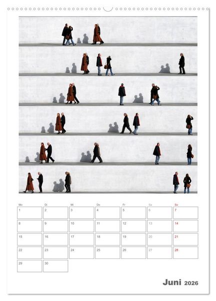Produktbild: Wall People - Bilderserie von Eka Sharashidze (hochwertiger Premium Wandkalender 2026 DIN A2 hoch), Kunstdruck in Hochglanz