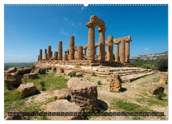 Produktbild: Sizilien &ndash; Landschaft und Architektur (Wandkalender 2026 DIN A2 quer), CALVENDO Monatskalender