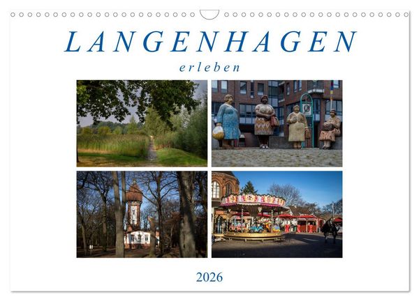 Produktbild: Langenhagen erleben (Wandkalender 2026 DIN A3 quer), CALVENDO Monatskalender