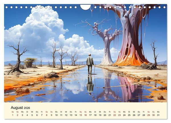 Produktbild: Surreale W&uuml;ste (Wandkalender 2026 DIN A4 quer), CALVENDO Monatskalender