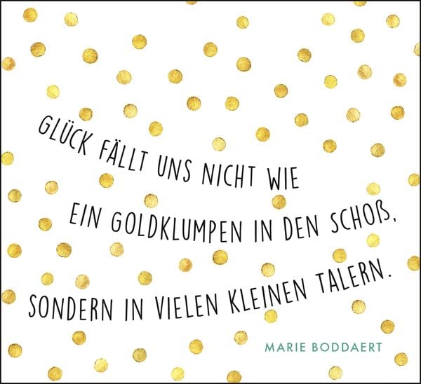 Produktbild: Goldene Glücksmomente