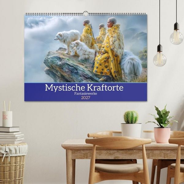 Produktbild: Mystische Kraftorte - Fantasiewerke (Wandkalender 2027 DIN A2 quer), CALVENDO Monatskalender