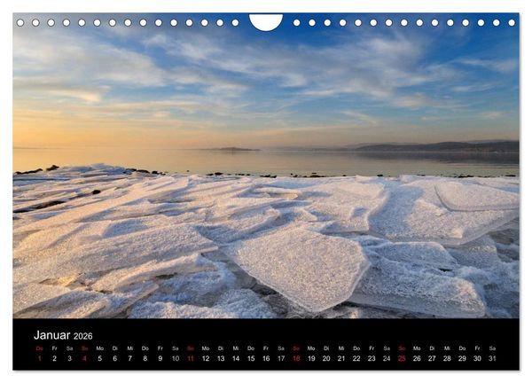 Produktbild: Bodensee - Uferlandschaften im sch&ouml;nsten Licht 2026 (Wandkalender 2026 DIN A4 quer), CALVENDO Monatskalender