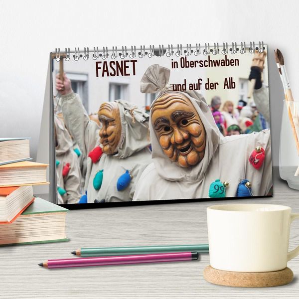 Produktbild: Fasnet in Oberschwaben und auf der Alb (Tischkalender 2027 DIN A5 quer), CALVENDO Monatskalender