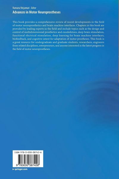 Produktbild: Advances in Motor Neuroprostheses
