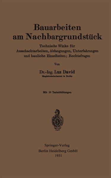 Produktbild: Bauarbeiten am Nachbargrundst&uuml;ck