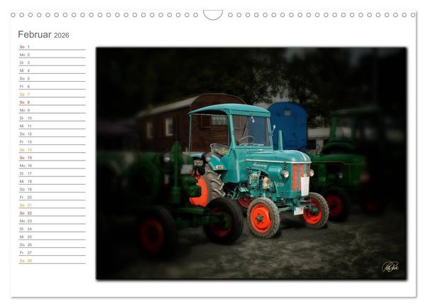 Produktbild: Oldtimer - geliebte Trecker (Wandkalender 2026 DIN A3 quer), CALVENDO Monatskalender