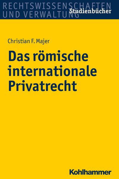 Produktbild: Das r&ouml;mische internationale Privatrecht