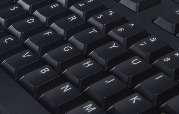 Produktbild: Dell KB522 USB Tastatur Deutsch, QWERTZ Schwarz USB-Anschluss, Spritzwassergesch&uuml;tzt