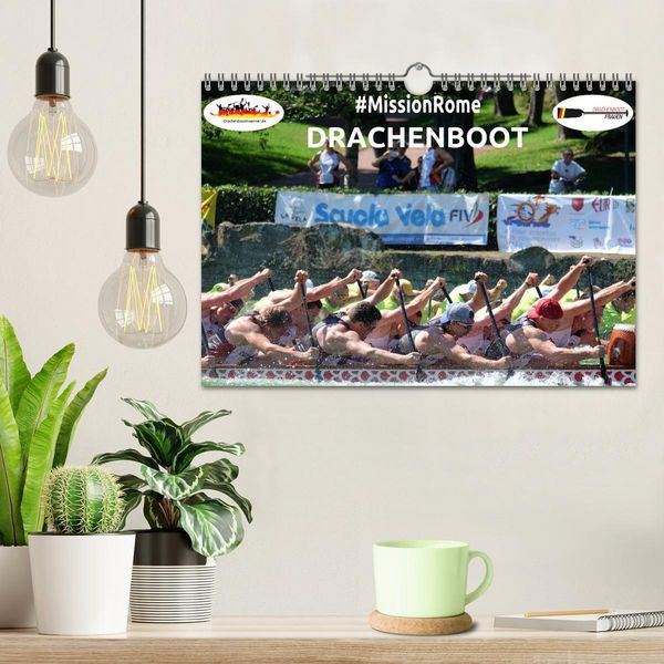 Produktbild: Drachenboot - MissionRome (Wandkalender 2026 DIN A4 quer), CALVENDO Monatskalender