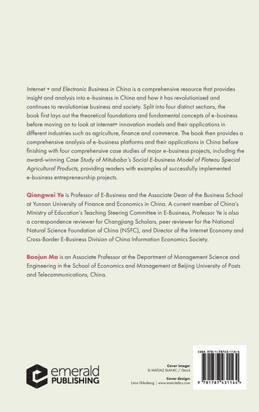 Produktbild: Internet+ and Electronic Business in China