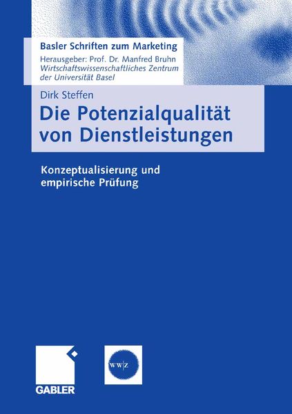 Produktbild: Die Potenzialqualit&auml;t von Dienstleistungen