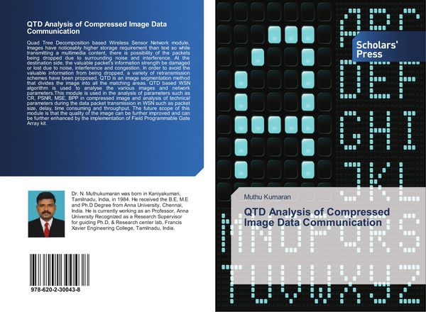 Produktbild: QTD Analysis of Compressed Image Data Communication