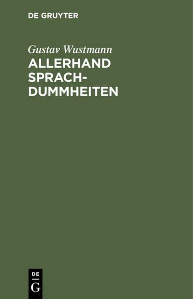 Produktbild: Allerhand Sprachdummheiten