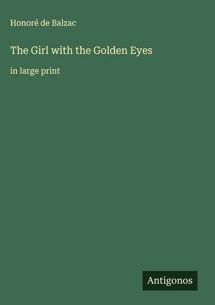 Produktbild: The Girl with the Golden Eyes