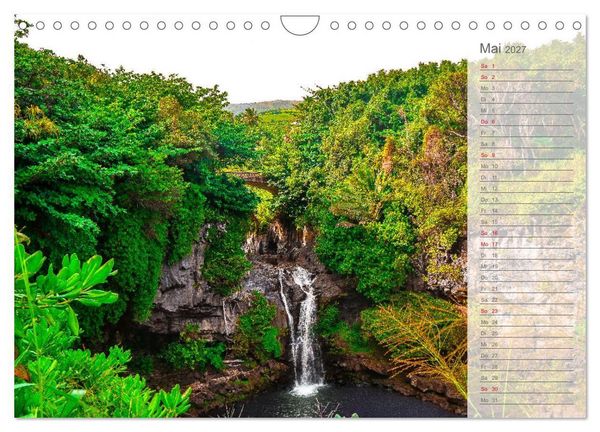 Produktbild: Malerisches Hawaii (Wandkalender 2027 DIN A4 quer), CALVENDO Monatskalender