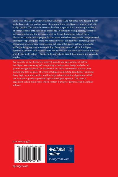 Produktbild: Soft Computing for Recognition based on Biometrics