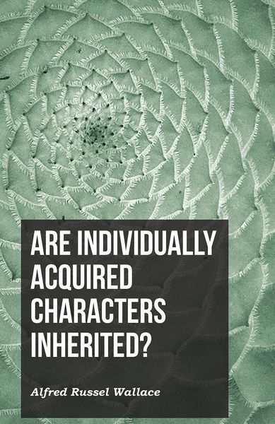 Produktbild: Are Individually Acquired Characters Inherited?