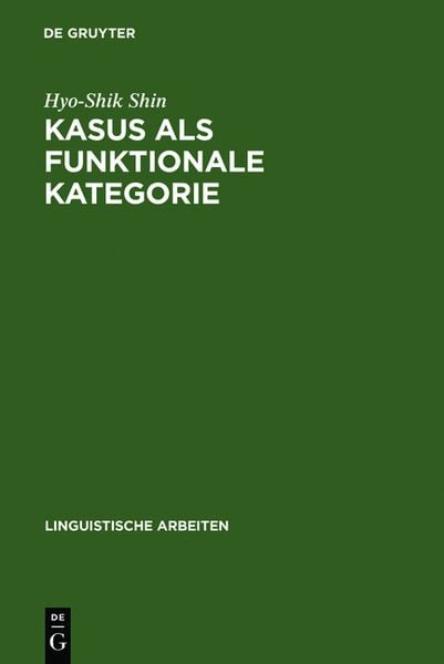 Produktbild: Kasus als funktionale Kategorie