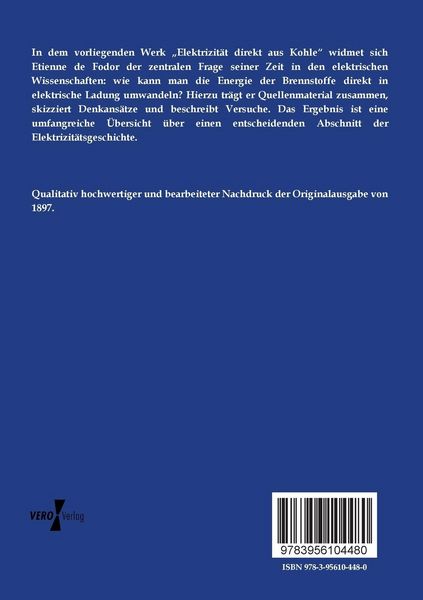 Produktbild: Elektrizit&auml;t aus Kohle
