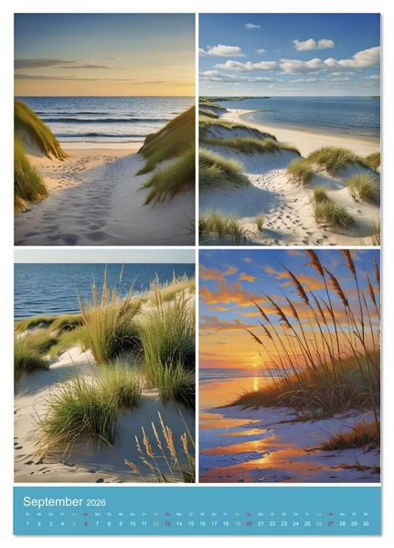 Produktbild: Endlich Ostsee Urlaub (Tischkalender 2026 DIN A5 hoch), CALVENDO Monatskalender