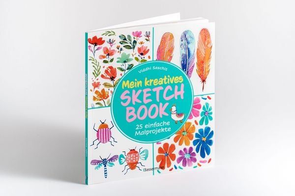 Produktbild: Mein kreatives Sketchbook - 25 einfache Malprojekte