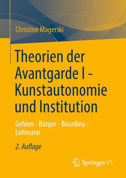 Produktbild: Theorien der Avantgarde I - Kunstautonomie und Institution