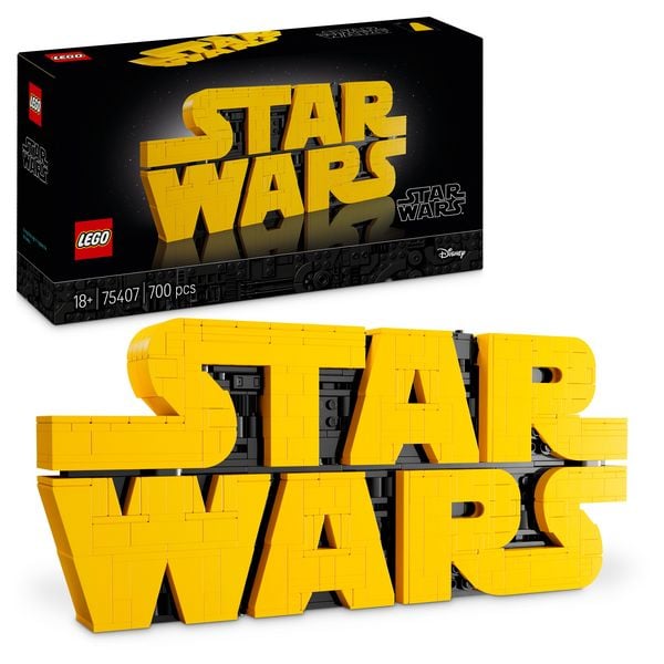 LEGO Star Wars 75407 Star Wars Logo aus LEGO Steinen - Für Erwachsene