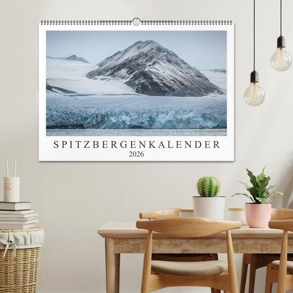 Produktbild: Spitzbergenkalender (Wandkalender 2026 DIN A2 quer), CALVENDO Monatskalender