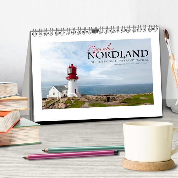 Produktbild: Magisches Nordland. Eine Reise in das Herz Skandinaviens (Tischkalender 2026 DIN A5 quer), CALVENDO Monatskalender