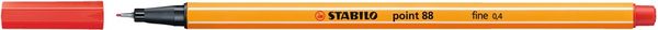 Produktbild: STABILO Fineliner -   point 88 - 6er Pack - mit 6 verschiedenen Farben